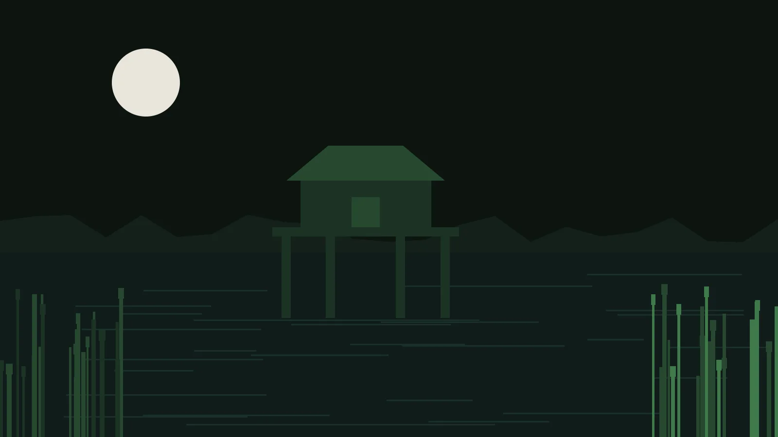 The stilt house, the first structure you can build